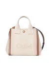 Chloé Women's Cotton Carry Tote Bag In Nude & Neutrals