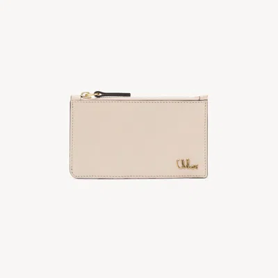 CHLOÉ SMALL CHLOÉ ICONIC PURSE WITH CARD SLOTS IN SHINY LEATHER PINK SIZE ONESIZE 100% CALF-SKIN LEATHER