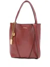 Chloé Small Spin Tote In Grained Leather Bags