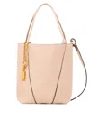 Chloé Light Pink Spin Small Tote In Neutral