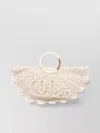 Chloé Small Crochet Tote Bag With Circular Handles