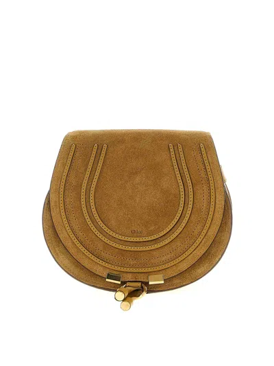 Chloé Small Crossbody Bag In Sand