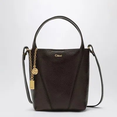 Chloé Small Dark Brown  Spin Tote Bag Women