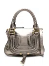 Chloé Small Double Carrie Tote Bag In Gold