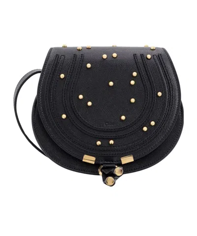 Chloé Small Flip Shoulder Bag In Black