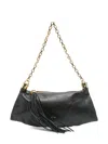 Chloé Foulard Shoulder Bags Black In Black