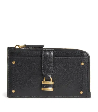 Chloé Small Grained Leather Paddington Purse In Black