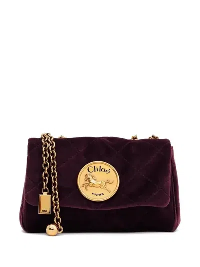 Chloé Small Heritage Shoulder Bag In Brown