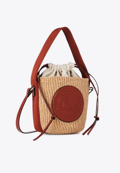 CHLOÉ SMALL HORSE MEDAL BASKET BAG