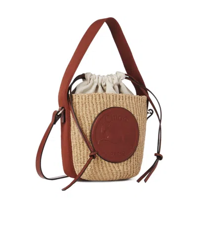 CHLOÉ CHLOÉ SMALL HORSE MEDAL BASKET BAG