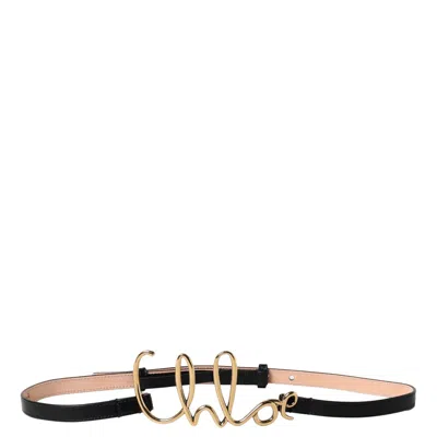 Chloé Small Iconic  Logo Belt