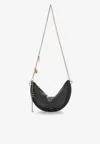 Chloé Small Icons Leather Crossbody Bag In Black