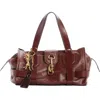 Chloé Small Kerala Leather Handbag In 25a Dark Ebony
