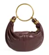Chloé Small Leather Bracelet Top-handle Bag In Red
