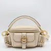 Chloé Small Camera Bag In Shiny Leather Beige Size Onesize 100% Bubalus Bubalis, Farmed, Coo Italy In Neutral