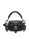 Chloé Chloe Women Petrol Blue Leather Camera Bag Handbag In Negro