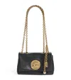 Chloé Small Heritage Grained Leather Shoulder Bag In Black