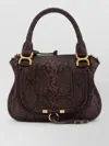Chloé Printed Leather Small Marcie Shoulder Bag