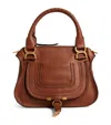Chloé Small Mercie Bag In Granate Leather In Pattern