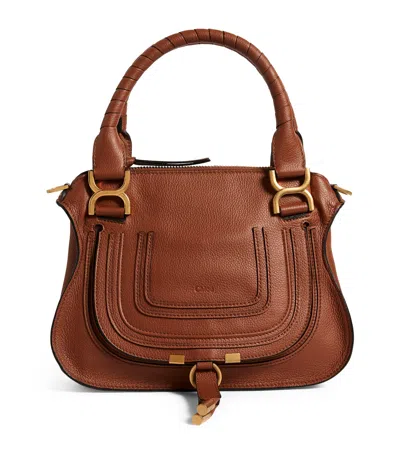 CHLOÉ SMALL LEATHER MARCIE TOP-HANDLE BAG