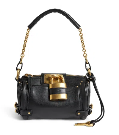 Chloé Black Leather Small Paddington Shoulder Bag