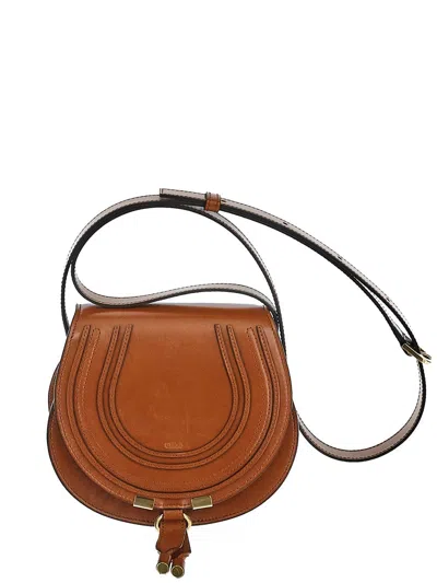 Chloé Small Marcie Bag In Brown