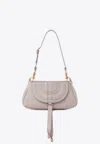 Chloé Small Marcie Clutch In Gray