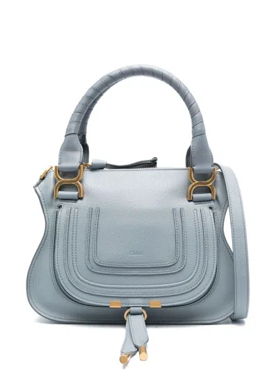 Chloé Small Marcie Handbag In Blue