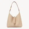 Chloé Petit Sac Hobo Marcie En Cuir Grainé Femme Rose Taille Onesize 100% Cuir De Veau In Pink