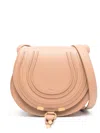Chloé Small Marcie Leather Crossbody Bag In Brown