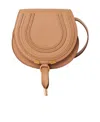 Chloé Chloe Marcie Small Leather Saddle Bag In Nude