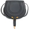 Chloé Small Marcie Leather Crossbody Bag In Black