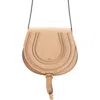 Chloé Marcie Crossbody Bag In Beige