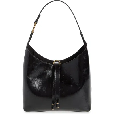 Chloé Small Marcie Leather Hobo Bag In 001 Black