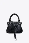 Chloé Small Marcie Leather Shoulder Bag In Black