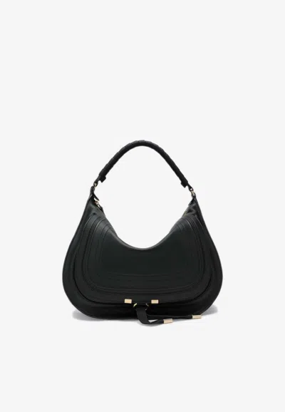 CHLOÉ SMALL MARCIE LEATHER SHOULDER BAG