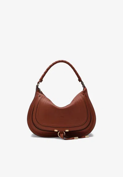 CHLOÉ SMALL MARCIE LEATHER SHOULDER BAG