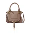 Chloé Marcie Medium Textured-leather Tote In Brown