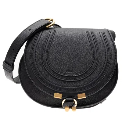 Chloé Small 'marcie' Saddle Bag In Black
