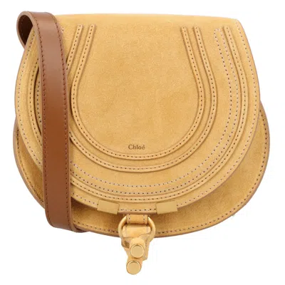 Chloé Small Marcie Saddle Bag In Brown
