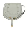 Chloé Marcie Foldover Small Shoulder Bag In Gray