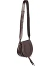 Chloé Small Marcie Saddle Leather Cross-body Bag In Brown