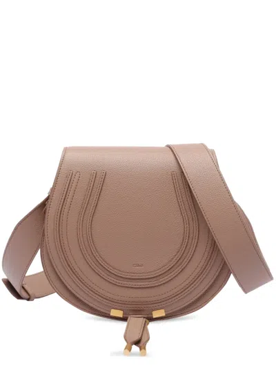 Chloé Small Marcie Shoulder Bag In Pink