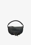 Chloé Mini Marcie Shoulder Bag In Soft Leather In Black