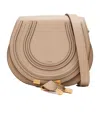 Chloé Mercie Shoulder Bag In Beige Leather In Nude