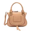 Chloé Chloè Marcie Small Leather Handbag In Beige