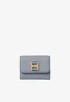 Chloé Small Marcie Tri-fold Wallet In Blue