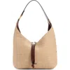 Chloé Small Marcie Woven Hobo Bag In Hot Sand