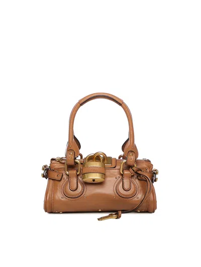 CHLOÉ SMALL PADDINGTON BAG IN GRAINED LEATHER