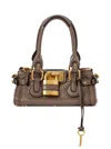 Chloé Small Paddington Bag In Grainy Leather In Brown